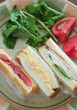サンドイッチ３種類-レシピのメイン写真