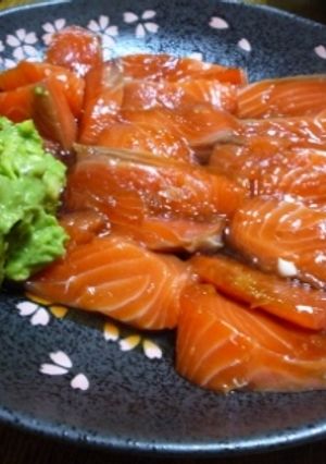 ☆にんにく風味サーモン☆-レシピのメイン写真