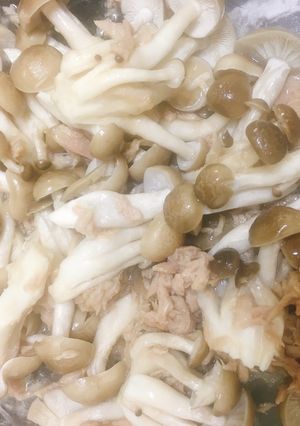 レンジで簡単♪ツナとしめじのガーリック-レシピのメイン写真