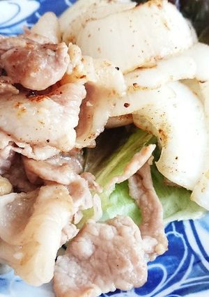 豚コマの塩麹焼き-レシピのメイン写真