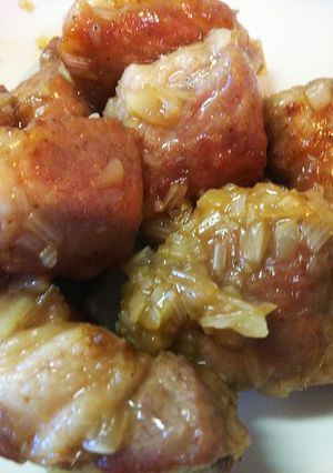 簡単中華・五香粉香る豚肉の角焼き-レシピのメイン写真