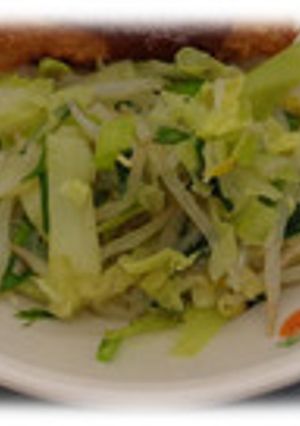 もやしとにらの炒め物@倉敷市学校給食-レシピのメイン写真