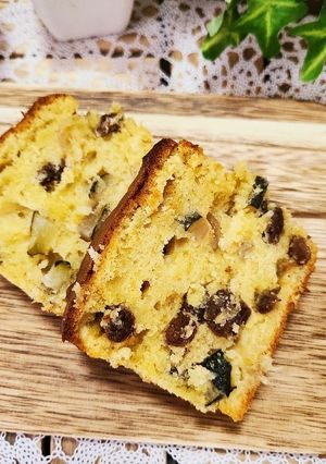 ラムレーズンとズッキーニのパウンドケーキ-レシピのメイン写真