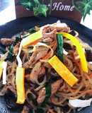 大豆のお肉(大豆ミート)でチャプチェ