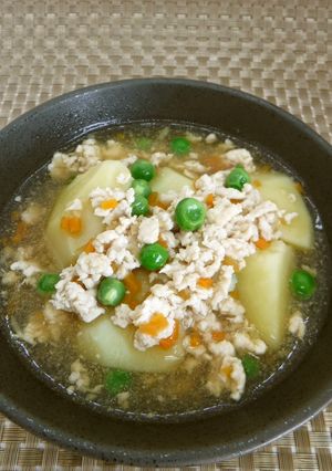 じゃが芋のそぼろあんかけ-レシピのメイン写真