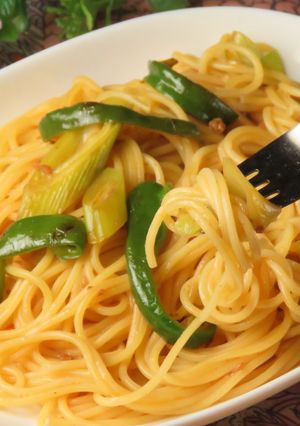 市販の素で簡単！麻婆パスタ「マボリタン」-レシピのメイン写真