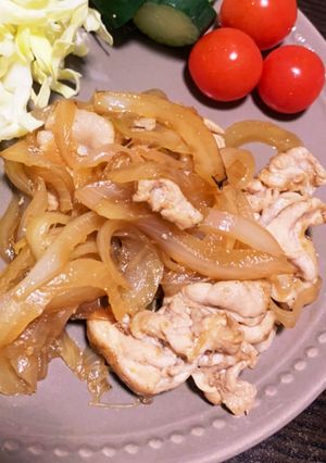 簡単！豚こま肉の生姜焼き-レシピのメイン写真