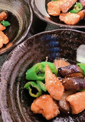 ささ身となす・ピーマンの照り焼き☆-レシピのメイン写真