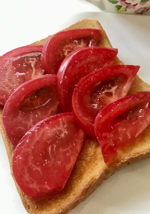 簡単朝食☆絶品トマトトースト-レシピのメイン写真