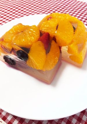 フルーツ寒天寄せ-レシピのメイン写真