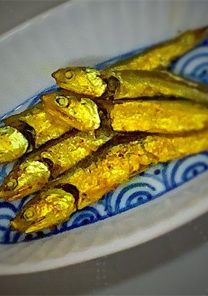 ダシとり後の煮干！バター＆カレー味-レシピのメイン写真