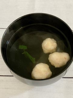 ふわふわ海老しんじょうのお吸い物-レシピのメイン写真