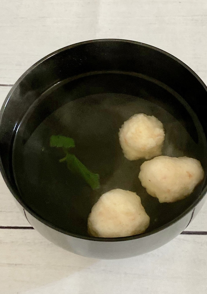 ふわふわ海老しんじょうのお吸い物-レシピのメイン写真