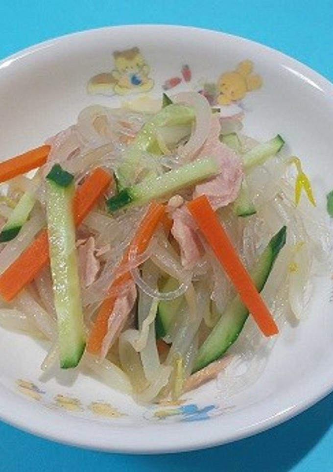 保育園給食★もやしと春雨の中華和え-レシピのメイン写真