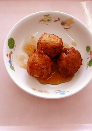 【保育所給食】豆腐の揚げ団子-レシピのメイン写真