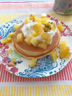小麦粉でパンケーキ -レシピのメイン写真