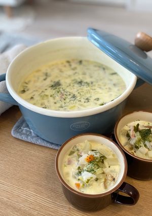 セロリのクラムチャウダー-レシピのメイン写真