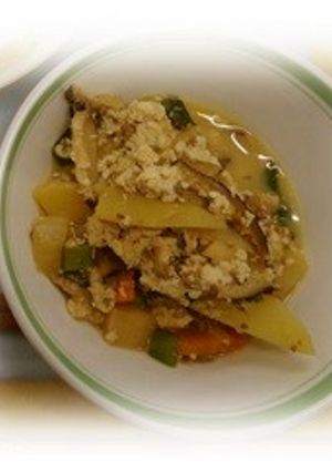 いり豆腐@倉敷市学校給食-レシピのメイン写真