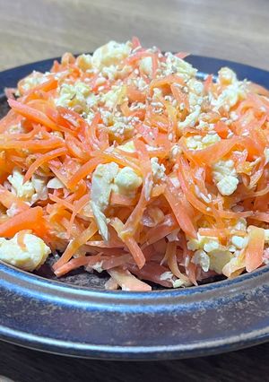 今夜の夕飯!副菜便利な人参シリシリ-レシピのメイン写真