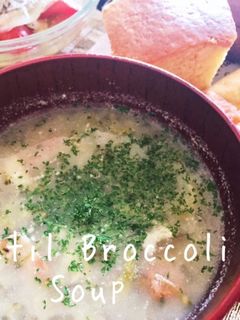 ブロッコリーとレンズ豆のスープ-レシピのメイン写真