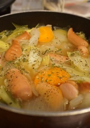 ゆる簡単ポトフ☆残り野菜でコンソメスープ-レシピのメイン写真