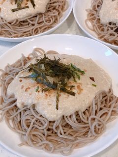 ふわふわ豆腐とろろの、栄養満点とろろそば-レシピのメイン写真