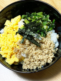 三色丼-レシピのメイン写真