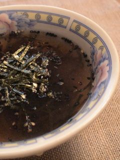もずくの真っ黒スープ-レシピのメイン写真