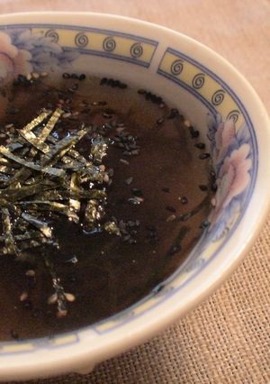 もずくの真っ黒スープ-レシピのメイン写真