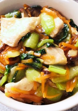 鶏胸肉のあんかけ丼-レシピのメイン写真
