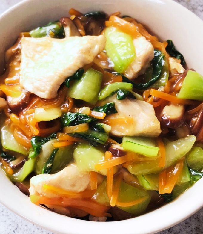 鶏胸肉のあんかけ丼 by sun5521 【クックパッド】 簡単おいしい