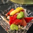 空豆とトマトのピクルス