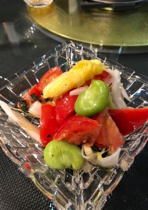 空豆とトマトのピクルス-レシピのメイン写真