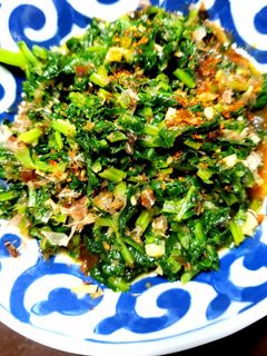 ご飯に合う!大根葉のにんにく醤油炒め-レシピのメイン写真