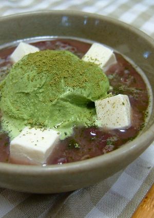 チーズと抹茶のアイスぜんざい☆-レシピのメイン写真