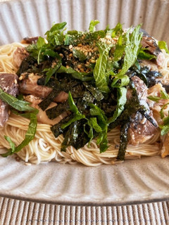 めちゃくちゃ旨い!鯖缶そうめんチャンプル-レシピのメイン写真