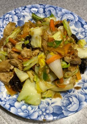 チャーシューで作る野菜炒め-レシピのメイン写真