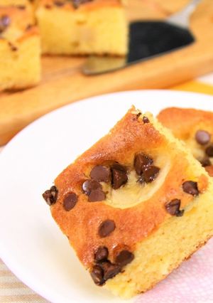 本みりんで作る！チョコチップバナナケーキ-レシピのメイン写真