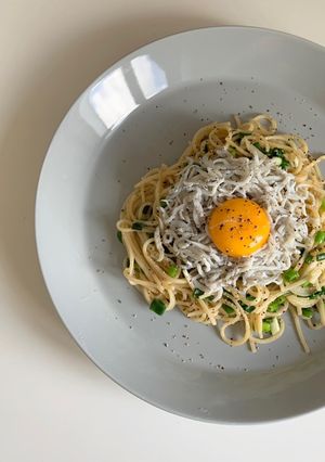 しらすとネギのバター醤油パスタ-レシピのメイン写真