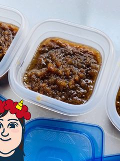 冷凍保存もできる 黒糖肉そぼろ-レシピのメイン写真