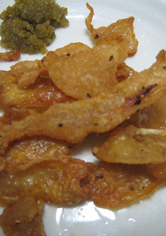 超簡単☆放っておくだけの鶏皮炒め♪-レシピのメイン写真