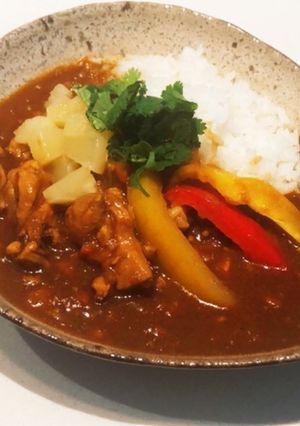 中辛でも甘くて爽やかチキンカレー-レシピのメイン写真