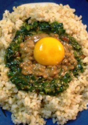 梅肉入りモロヘイヤと納豆のネバトロ丼-レシピのメイン写真