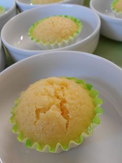 米粉のオレンジ蒸しパン 保育園のおやつ-レシピのメイン写真