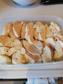 自家製サラダチキン ゆず胡椒味-レシピのメイン写真