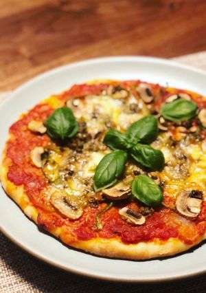 ピザ!マルゲリータ風Pizza!-レシピのメイン写真