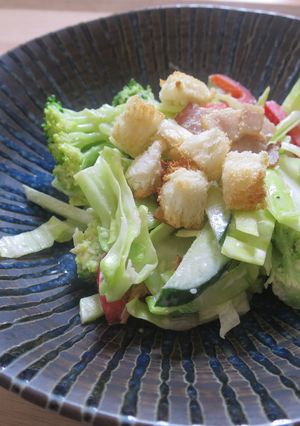 シーザー風サラダ /七尾市給食-レシピのメイン写真