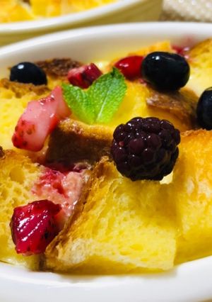 簡単☆美味しい☆お家でパンプディング-レシピのメイン写真