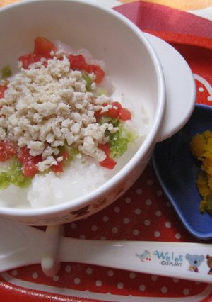 離乳食 中期から後期 タコライス風-レシピのメイン写真