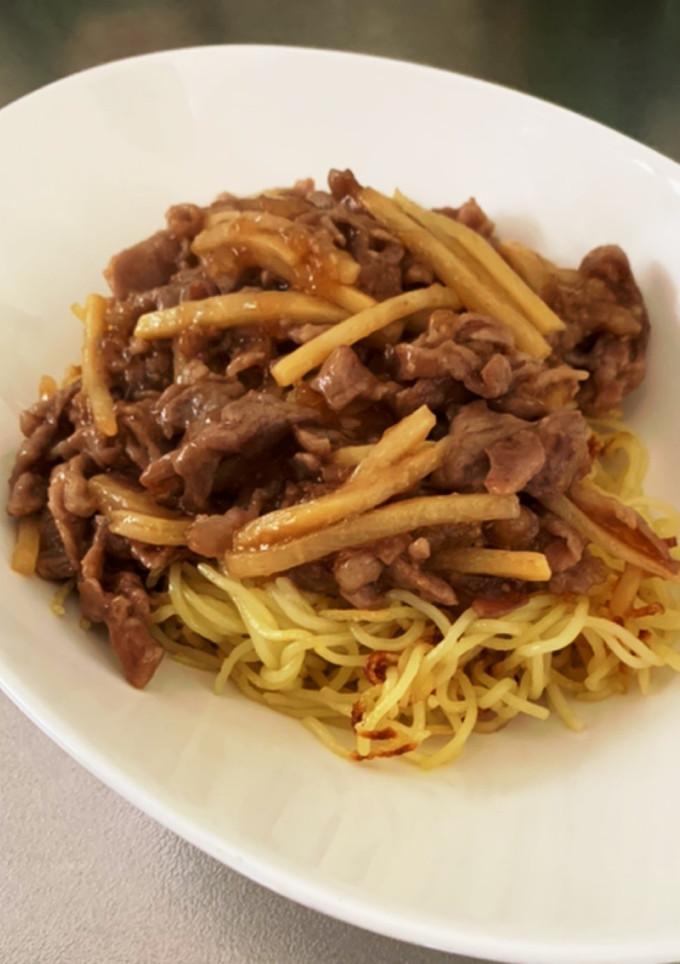 豚肉の細切りとたけのこの焼きそば-レシピのメイン写真
